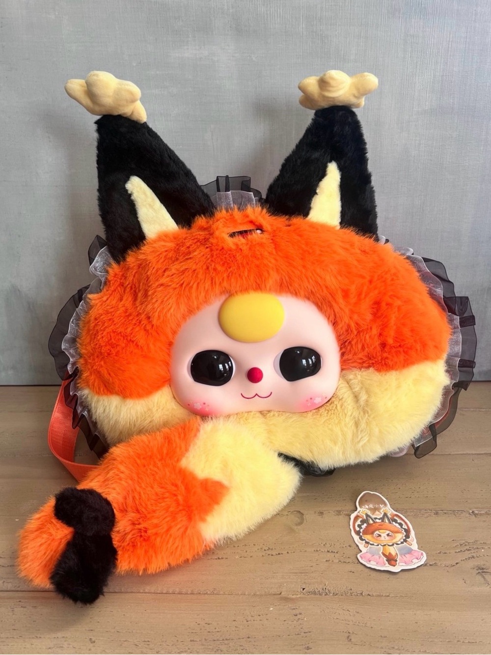 FOX- Baby Three 800% Fairy tale World Big Head Bag- NEW